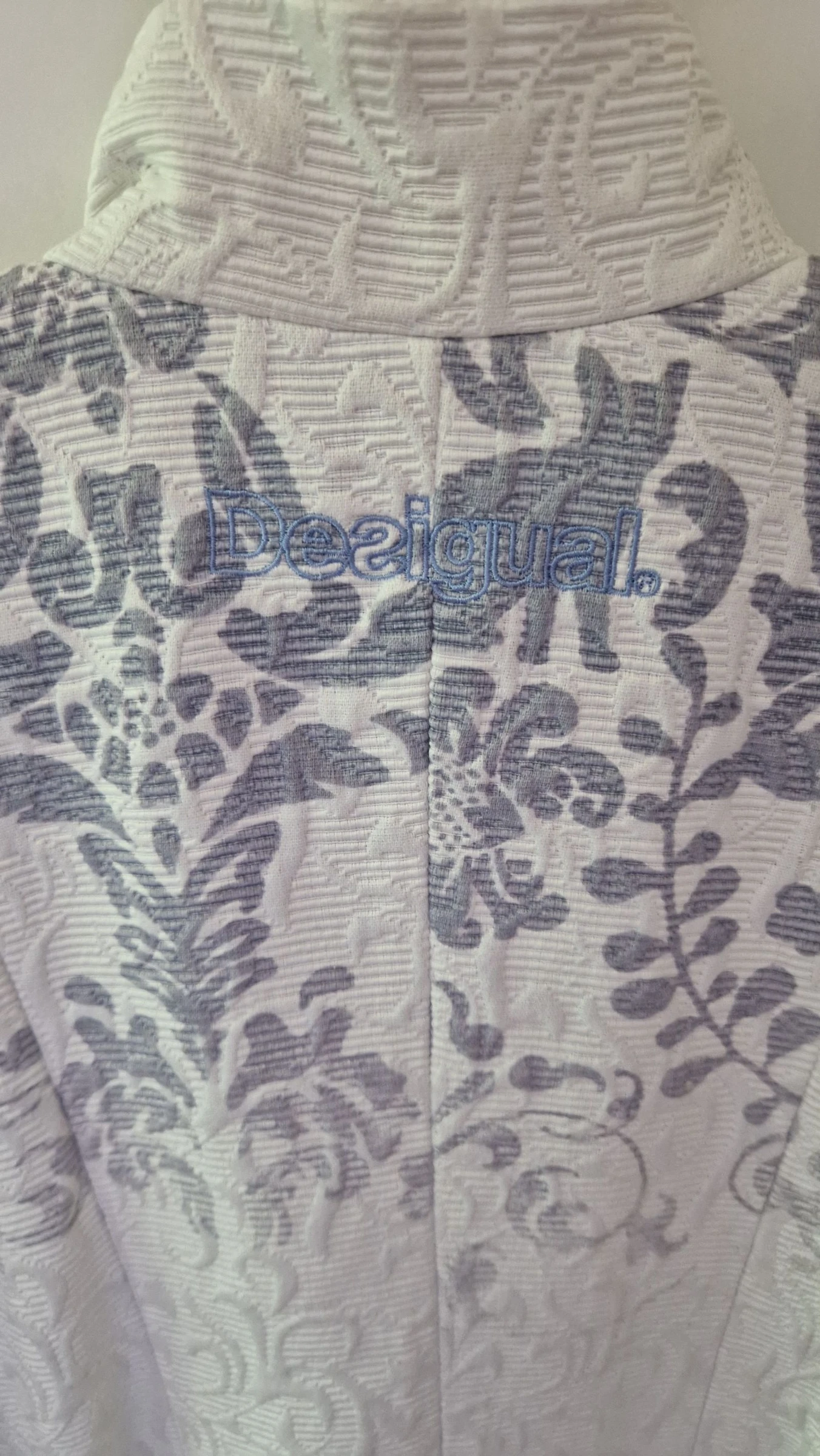 Desigual floral print coat grey white NEW M – photo 16